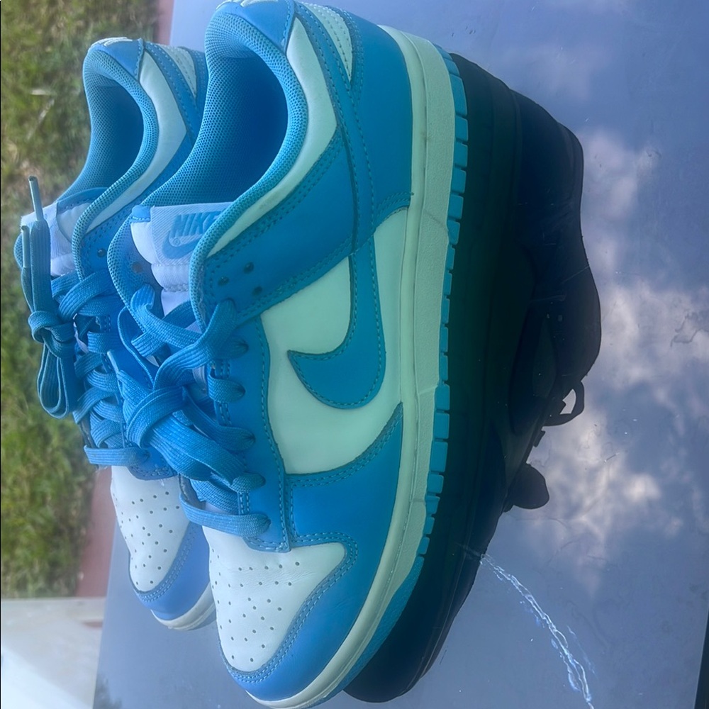 Nike Blue and White Sneakers
